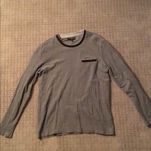 Mens Banana Republic Long Sleeve Tee with pocket